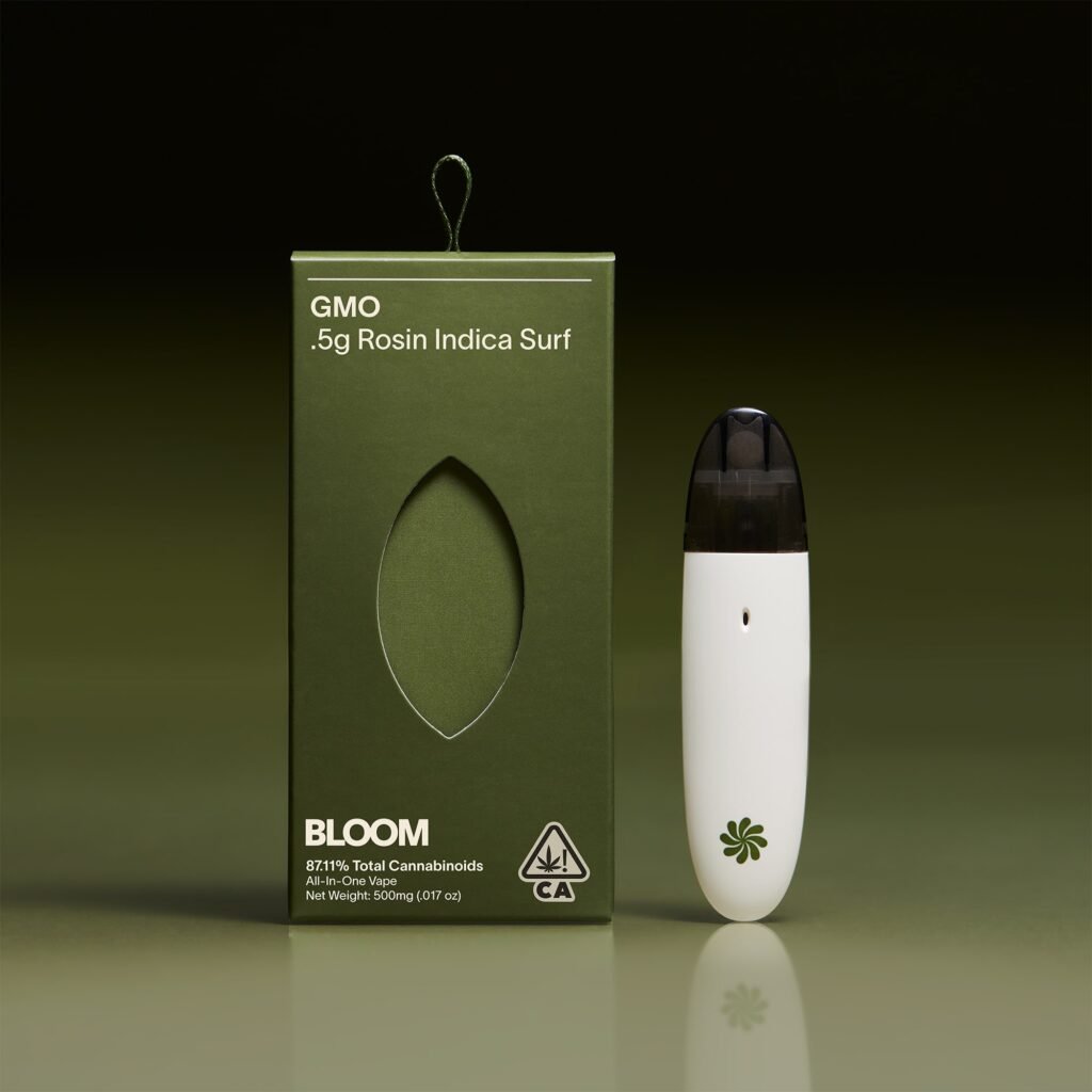 BLOOM Live Rosin GMO cannabis vape